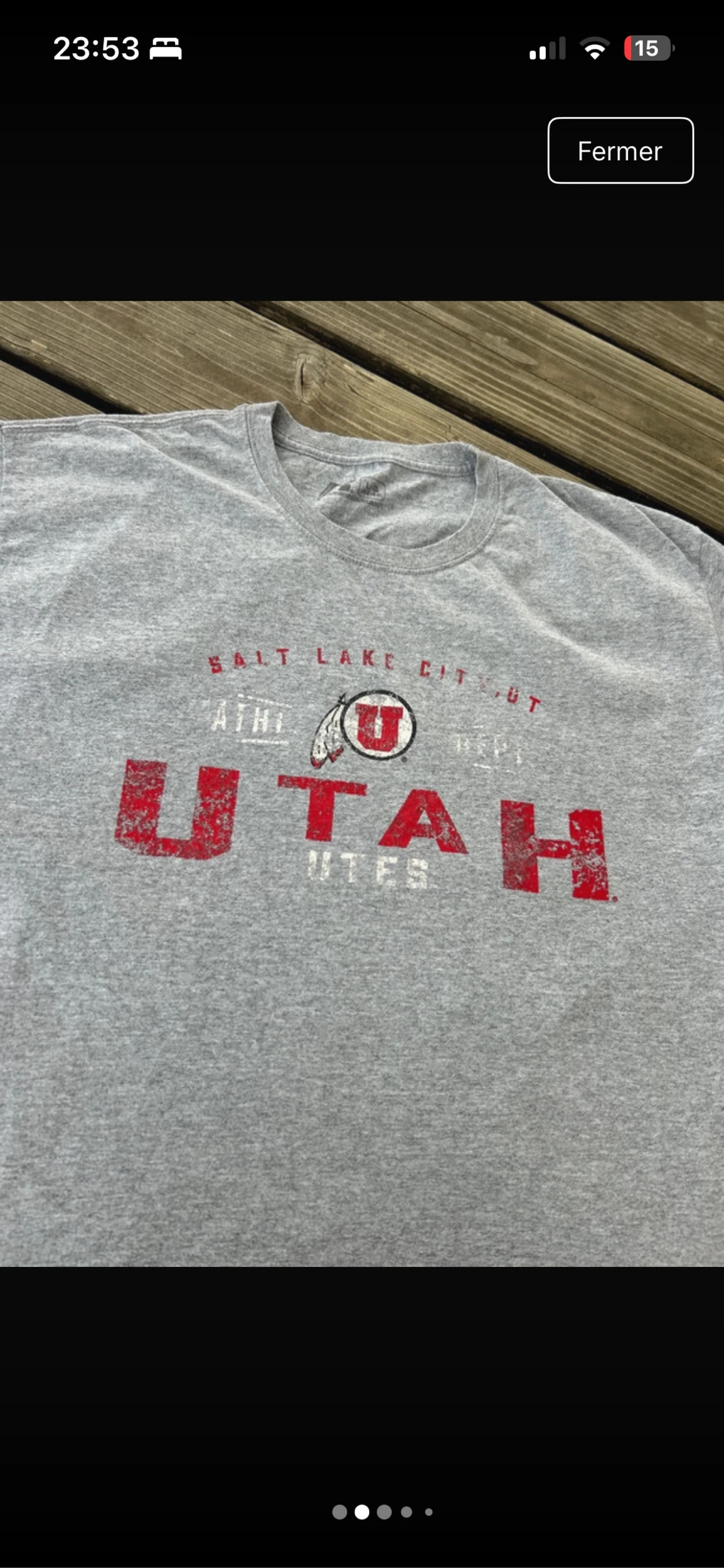 Camiseta USA Vintage 🇺🇸 Talla L Estilo College Americano Muy buen estado Oversize – photo 2
